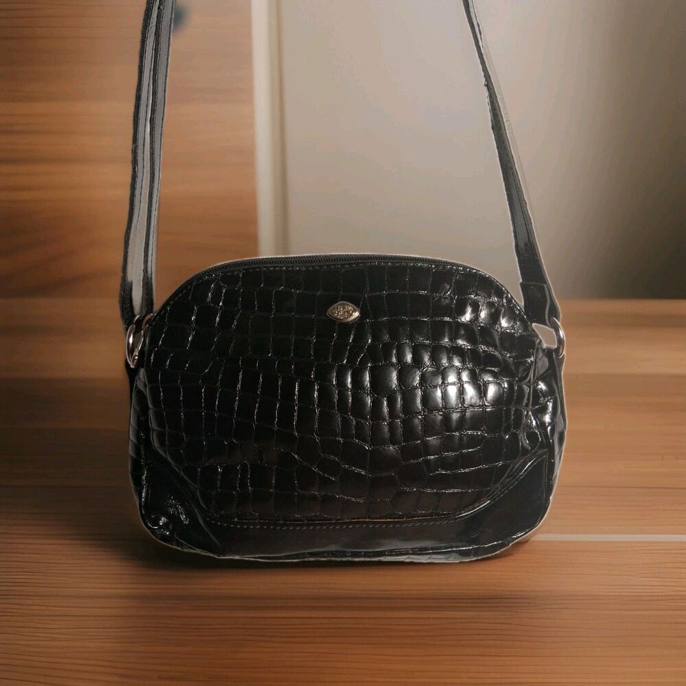 Vintage Original THE TREND  Genuine Leather Medium Crossbody Bag Made in Italy